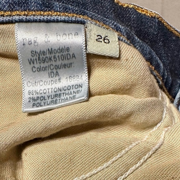 Rag and Bone Dre Denim Darker Blue Low Rise Straight Leg Jeans Womens Size 26 - Picture 2 of 9